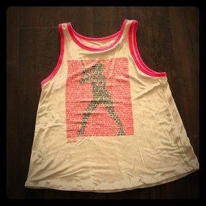 White Small Justice Tank Top